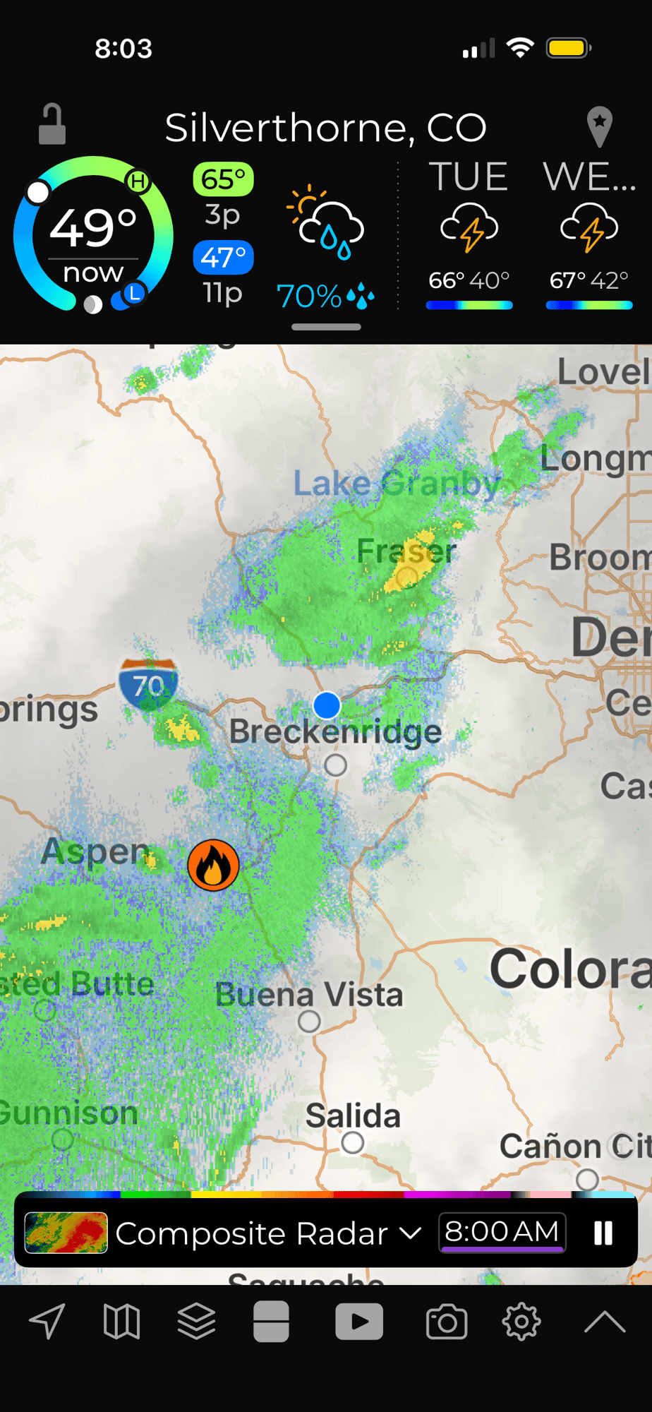 Great Divide Mountain Bike Route Silverthorne Rest Days 50 & 51